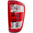 Driver and Passenger Side Tail Lights, with Bulbs, Halogen, For Models without Blind Spot Detection, CAPA Certified