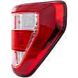 Driver and Passenger Side Tail Lights, with Bulbs, Halogen, For Models without Blind Spot Detection, CAPA Certified