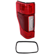 Driver and Passenger Side LED Tail Light, With bulb(s), OE Replacement, CAPA Certified