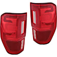 Driver and Passenger Side Tail Lights, with Bulbs, LED, For Models with Blind Spot Detection
