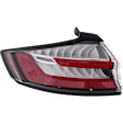 2020 Ford Edge - Driver and Passenger Side, Outer LED Tail Light, With bulb(s), Mounts on Body, OE Replacement, CAPA Certified