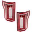 Driver and Passenger Side LED Tail Light, With bulb(s), OE Replacement, CAPA Certified