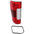 Driver and Passenger Side LED Tail Light, With bulb(s), OE Replacement, Crew Cab Pickup, CAPA Certified