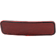 Rear, Driver and Passenger Side Bumper Reflector
