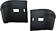 2013 Ford Transit Connect XL - Rear, Driver and Passenger Side Bumper End, Textured, Plastic