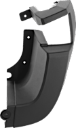 Rear, Driver and Passenger Side Bumper End, Textured Plastic