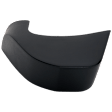 Rear, Driver and Passenger Side Bumper End, Textured Plastic