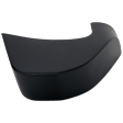 Rear, Driver and Passenger Side Bumper End, Textured Plastic