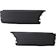 Rear, Driver and Passenger Side Bumper End, Textured Plastic CAPA Certified
