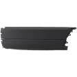 Rear, Driver and Passenger Side Bumper End, Textured Plastic CAPA Certified