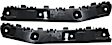 Rear, Driver and Passenger Side, Lower Bumper Brackets, Lower Side