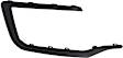 Front, Driver and Passenger Side Bumper Trim, Textured Black