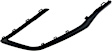 Front, Driver and Passenger Side Bumper Trim, Textured Black