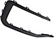 Front, Driver and Passenger Side Bumper Trim, Textured Black