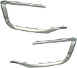 Front, Driver and Passenger Side Bumper Trims, Chrome