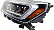 Driver and Passenger Side Headlights, with Bulbs, Halogen, Projector Type, CAPA Certified