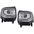 Driver and Passenger Side Headlights, with Bulbs, HID/Xenon, with HID Bulbs and ballast