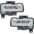 2018 GMC Sierra 1500 - Front, Driver and Passenger Side Halogen Fog Light, With bulb(s)