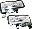 Front, Driver and Passenger Side Fog Lights, With bulb(s), LED