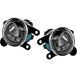Front, Driver and Passenger Side Fog Lights, With bulb(s), LED