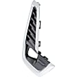 Front, Driver and Passenger Side Fog Light Trims, Chrome