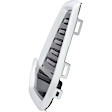Front, Driver and Passenger Side Fog Light Trims, Chrome