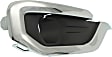 Front, Driver and Passenger Side Fog Light Trims, Black