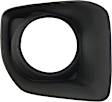 Front, Driver and Passenger Side Fog Light Trims, Textured Black