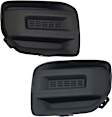 Fog Light Cover - Front, Driver and Passenger Side, Textured Black