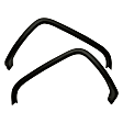 Fender Flares - Front, Driver and Passenger Side, Textured Black