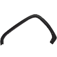 Front, Driver and Passenger Side Fender Trim, Textured Black