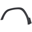 Front, Driver and Passenger Side Fender Flares, Textured Black CAPA Certified