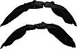 Front, Driver and Passenger Side, Fender Liner