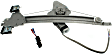 Rear, Driver and Passenger Side Power Window Regulator, With Motor