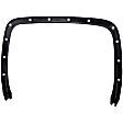 Rear, Driver and Passenger Side Fender Trims, Textured Black