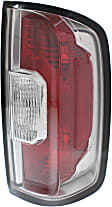 Driver and Passenger Side Halogen Tail Light, With bulb(s), OE Replacement, CAPA Certified