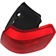 Driver and Passenger Side, Inner and Outer Halogen Tail Light, With bulb(s), OE Replacement