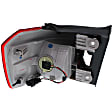 Passenger Side, Inner and Outer Halogen Tail Light, With bulb(s), OE Replacement