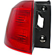 Driver Side, Inner And Outer Halogen Tail Light, With bulb(s), OE Replacement