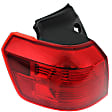 Driver Side, Inner And Outer Halogen Tail Light, With bulb(s), OE Replacement