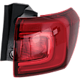 Driver and Passenger Side, Outer Tail Lights, with Bulbs, Halogen, Mounts On Body, For Models without All Terrain Package