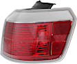 Driver and Passenger Side, Inner and Outer Halogen Tail Light, With bulb(s), OE Replacement