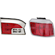 Driver Side, Inner And Outer Halogen Tail Light, With bulb(s), OE Replacement