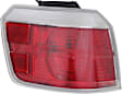 Driver Side, Inner And Outer Halogen Tail Light, With bulb(s), OE Replacement