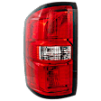 Driver and Passenger Side Halogen Tail Light, With bulb(s), OE Replacement