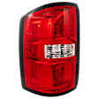 Driver and Passenger Side Halogen Tail Light, With bulb(s), OE Replacement