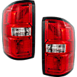 Driver and Passenger Side Halogen Tail Light, With bulb(s), OE Replacement,, CAPA Certified
