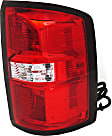 Driver and Passenger Side Halogen Tail Light, With bulb(s), OE Replacement,, CAPA Certified