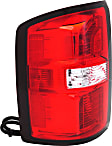 Driver and Passenger Side Halogen Tail Light, With bulb(s), OE Replacement,, CAPA Certified