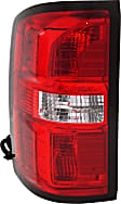Driver and Passenger Side Halogen Tail Light, With bulb(s), OE Replacement,, CAPA Certified